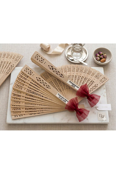 Store Bambu Bride - Kına - Nedime İsimli ve Kurdelalı Hediyelik 1 Adet - Kırm...