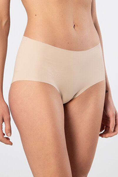 TÜREN Women's Seamless Laser Cut Cotton High Waist Panties