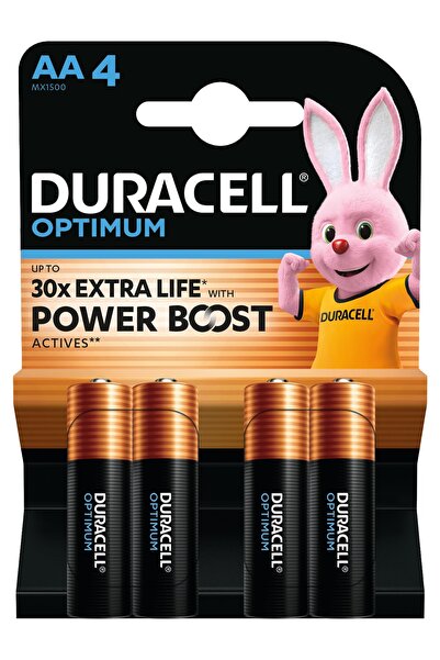 Duracell Optimum AA, μπαταρίες, 4 τεμάχια
