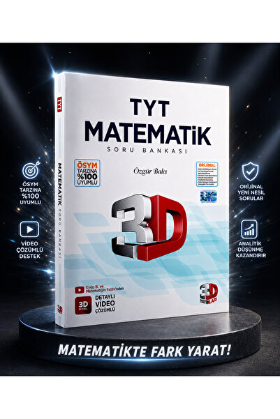 3D Yayınları TYT MATEMATİK SORU BANKASI 2026