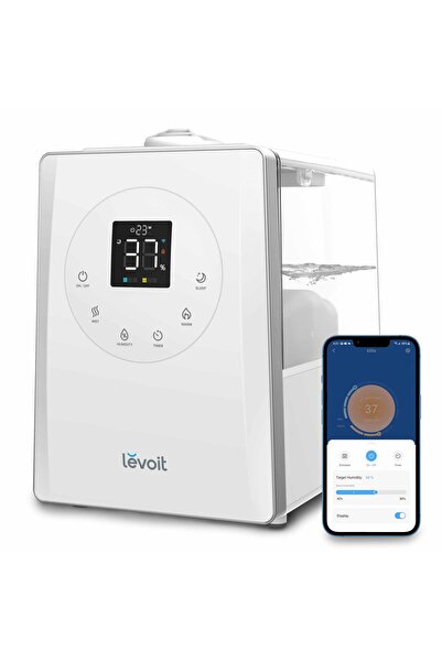Levoit Υγραντήρας Αέρα LV600S SMART HYBRID, Υπερηχητικός με Wi-Fi, Δεξαμενή 6...