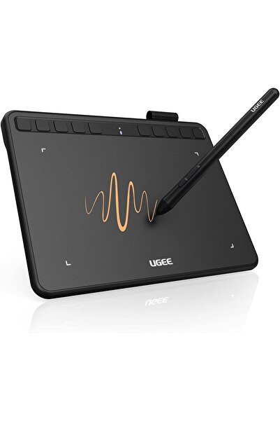 UGEE Tabletă grafică S640 pentru PC, Tabletă de desen digitală cu pen, 8192 n...