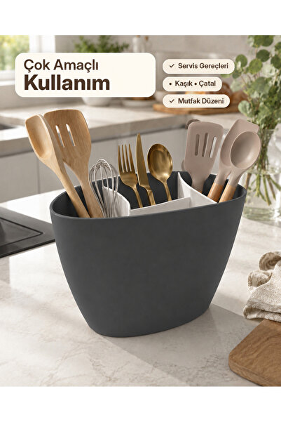 Duoline Luna Multi-Purpose Countertop Spoon and Ladle Organizer