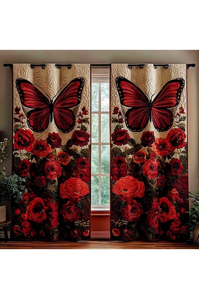 Elmas Dizayn Custom Made 5D Digital Printing 140 cm * 240 cm Double Wing 2 Pi...