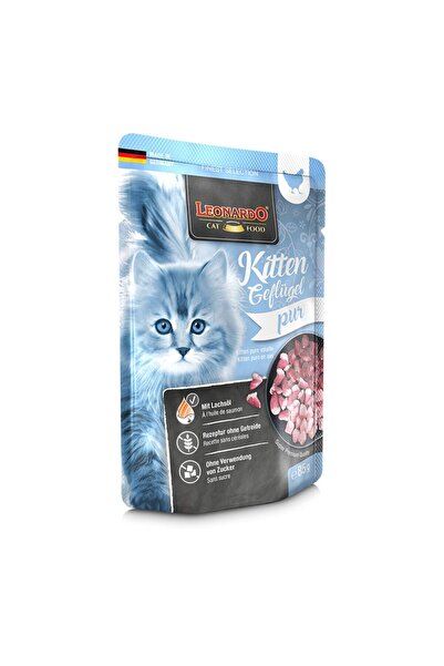 LEONARDO Kitten Φακελάκι Πουλερικά 85gr
