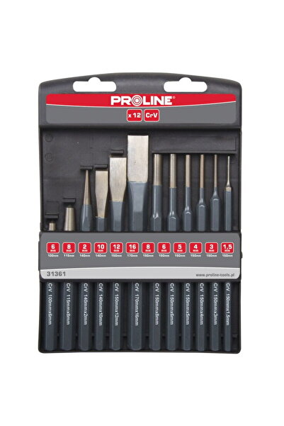 Proline SET DALTI-DORNURI-PUNCTATOARE CR-VA PENTRU METAL - 12P.