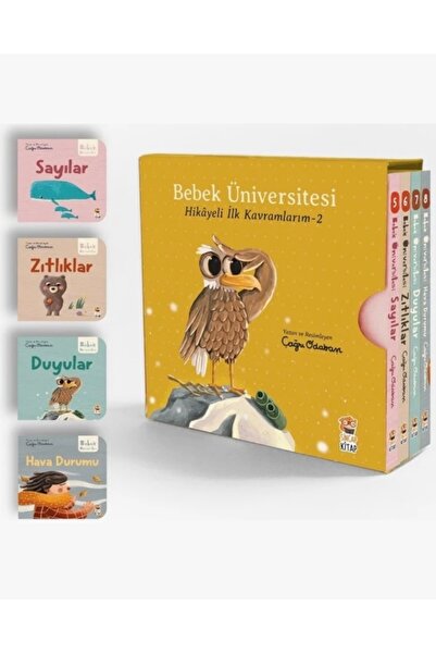 Genel Markalar Kitap Bebek Üniversitesi Hikayeli İlk Kavramlar 2 4'lü Aktivit...