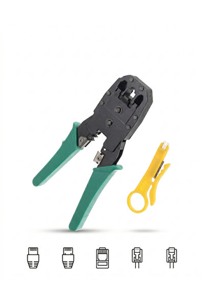 GUCSO Profesyonel RJ45 RJ11 RJ9 Network Pensesi | CAT5 CAT6 Ethernet Kablo Sı...
