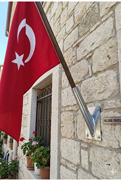 Mefsa Teknik Dış Cephe Duvar Tipi Bayrak Direği Montaj Aparatı – Paslanmaz Me...