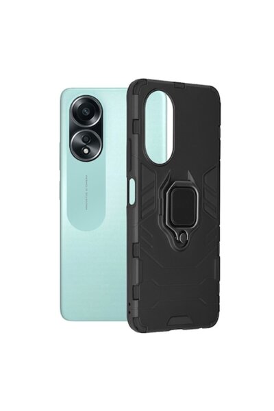 DAMUR Armor Ring Rugged Protective Case for Oppo A58 4G, Magnetic Ring, Ultra...