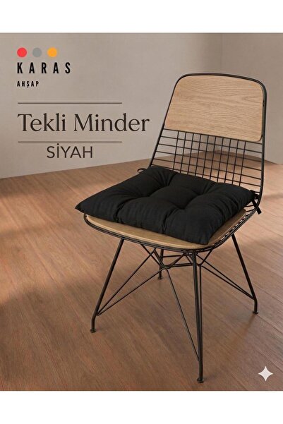 KARAS AHŞAP Textile Modern Single Chair Cushion 1 Piece (40X40 cm)