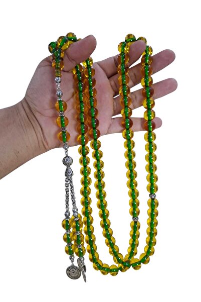 Cekke Tesbih Ottoman Nefez Simile Fire Amber 13 mm 99 Habbe Prayer Rosary