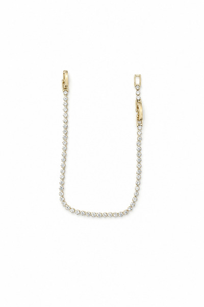 Balenbi Jewelry Women's Thin Stone Waterway Gold Color Non-Tarnish Steel Brac...