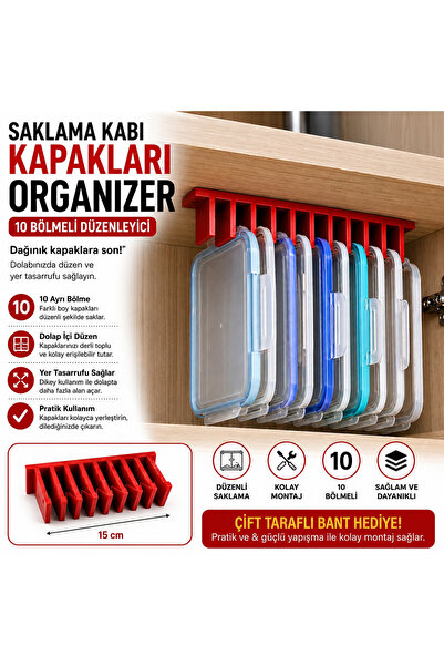 Genel Markalar Saklama Kabı Kapakları Organizer