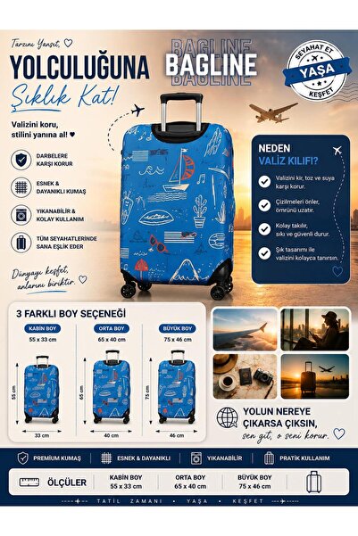 Bagline Luggage Case Suitcase Case Lycra Flexible Fabric And Durable Luggage ...