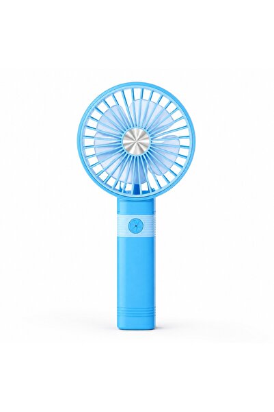 Generic Portable Rechargeable Handheld Fan - Sky Blue