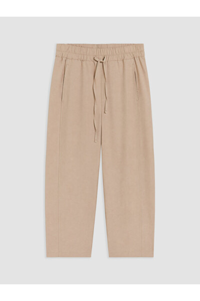 LC Waikiki Sparkling Choices from Shining Store Women's Trousers with Waist Cord