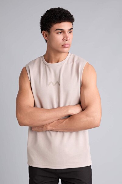 DeFacto Standard Fit Crew Neck Modal Sports Athlete T-Shirt H4915Ax26Hs