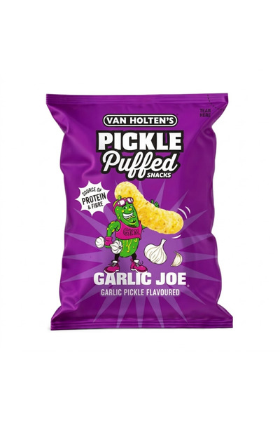 Van Holtens Van Holten's Pickle Puffed Snacks Garlic Joe 90g