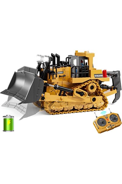 Diason Metal RC Bulldozer Construction Vehicle Toy | 9-Channel Remote Control...