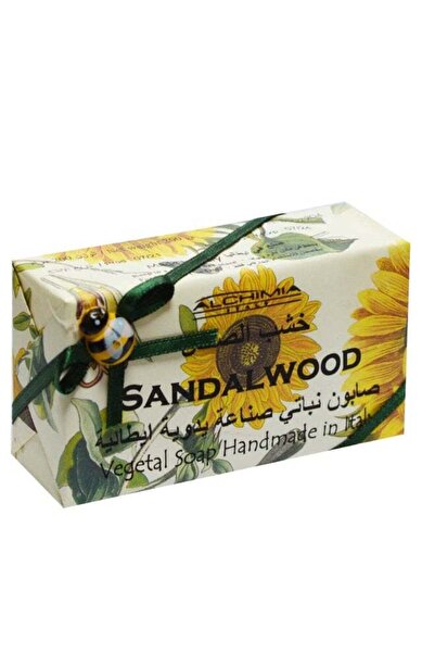 Alchimia Vegetal Soap Sandal Wood 200G | Premium Italian Soap | Warm Sandalwo...