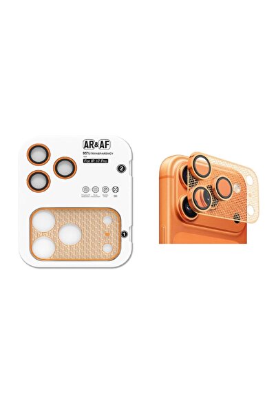 MEKTEK iPhone 17 Pro Compatible Metal Framed Camera Glass / Lens Protective G...