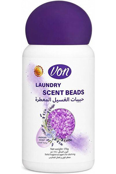VON حبيبات معطرة برائحة اللافندر للغسيل 175 جرام - منعم أقمشة طويل الأمد، معز...