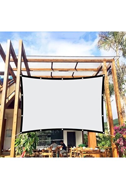 Vivendo Ecran de proiectie portabil 100 inch, 16:9, 2.66 x 1.49 m, alb,