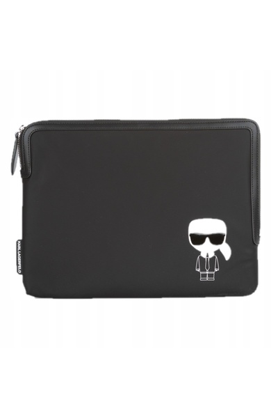 KARL LAGERFELD JEANS Geantă Karl Lagerfeld KLCS16SAKCPMK 16 " negru Saffiano ...