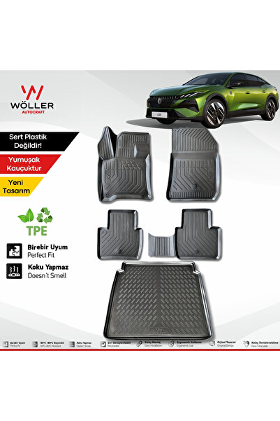 wöller Yeni Peugeot 408 Paspas Bagaj Havuzu Set Hybrid 2025 Sonrası Uyumlu 3d...