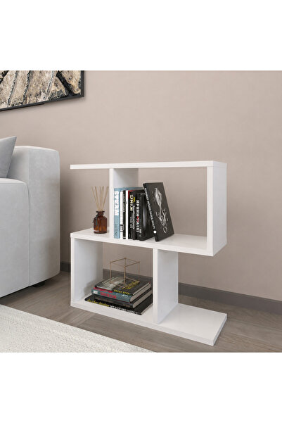 Vivendo Masuta laterala cu rafturi pentru carti, 60 x 20 x 59,4 cm