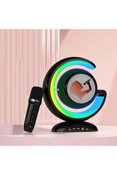 Vivendo Boxă Portabilă cu Microfon Wireless, Lumină LED și Sunet Dinamic – Pa...