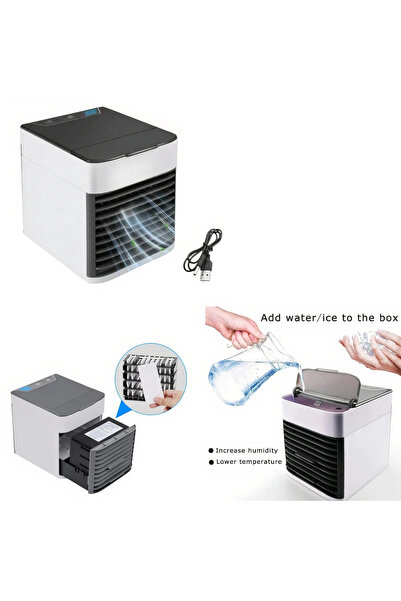 RXH Mini Aer Conditionat Portabil 15x14cm Racire Apa, Incarcare USB