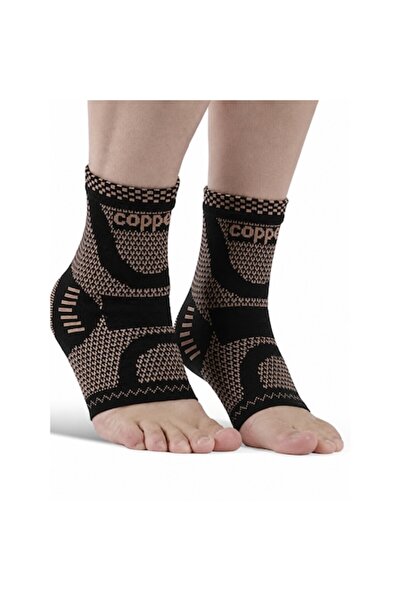 Sarphia Store Set de 2 Suporturi elastice pentru gleznă cu fir de cupru, Comp...