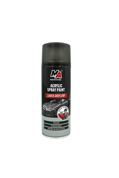 MA PROFESSIONAL Spray vopsea acrilica negru lucios 400ml