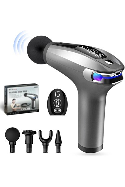 MİNİ MASSAGER مسدس تدليك احترافي للعلاج العميق للأنسجة وتخفيف الآلام، قابل لإ...