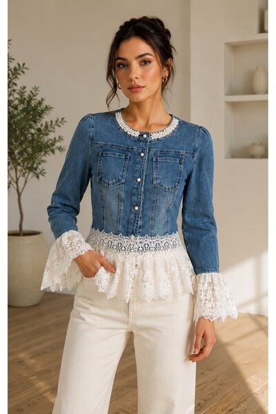 Queen Style denim ceket