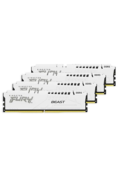 Kingston FURY Beast White DDR5 64GB 6000MHz CL40 Memorie RAM pentru desktop