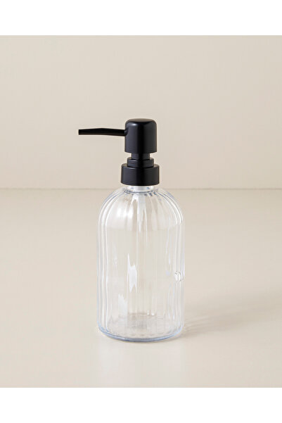 English Home Karmin Glass Bathroom Liquid Soap Dispenser 19 cm Transparent