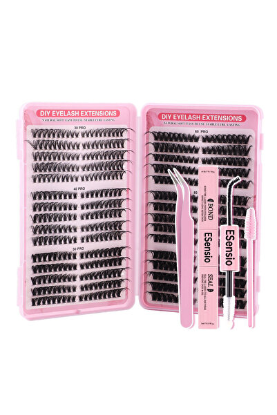 ESensio Lash Studio 540KIT – Gene Individuale Faux Mink, 540 gene, 30D, 40D, ...