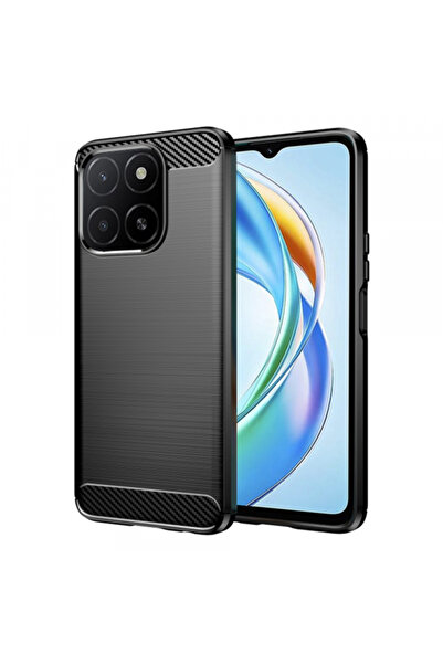 Techsuit Case for Honor X5b, Techsuit, Carbon, Black