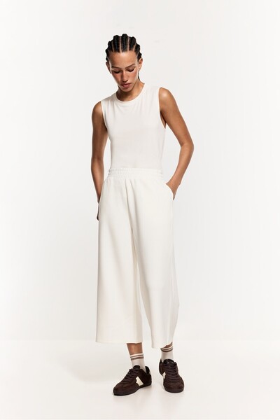 LEFTIES Modal etkili spor culotte pantolon