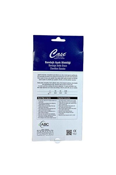 Case Bandaged Ankle Brace