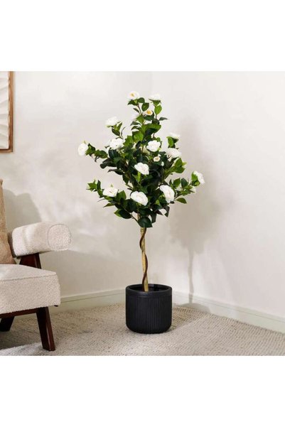 PAN HOME Camellia Artificial Tree 50.8x50.8x121.92cm- Green