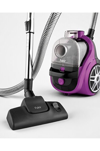 Fakir Lucid Cyclone Toz Torbasız Elektrikli Süpürge Mor – HEPA 11 Filtreli Güçlü Emiş Sistemi