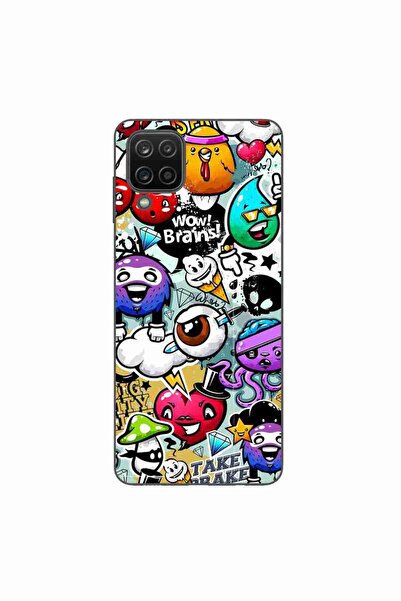 OEM Husa compatibila cu Samsung Galaxy A12 Silicon Gel Tpu Model Pop Art Graf...