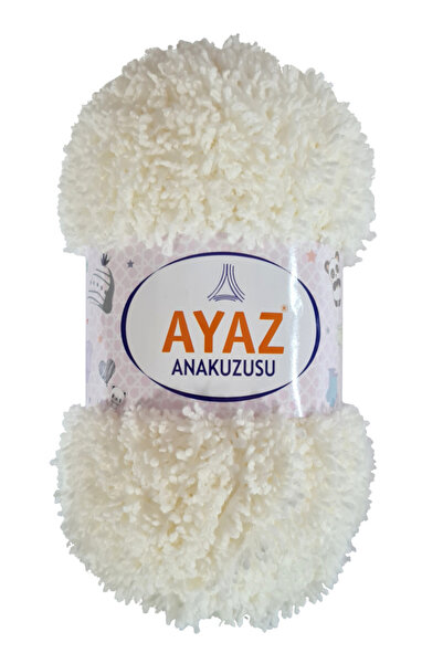 Ayaz Anakuzusu El Örgü İpi Ekru 300