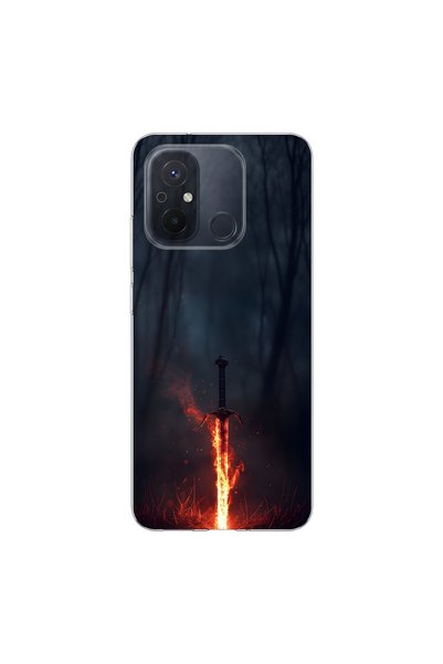 PPKin Redmi 12C Compatible Savaş 3 Design Transparent Case