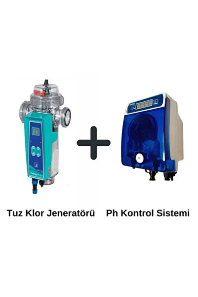 Shisha Malzeme Acıbadem Tuz Klor Jeneratörü + Ph Kontrol Sistemi Set