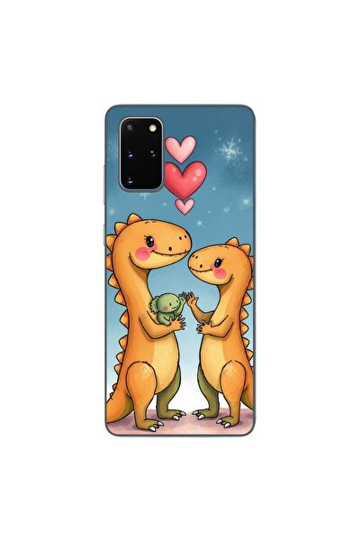 OEM Husa compatibila cu Samsung Galaxy S20+ Plus Silicon Gel Tpu Model Dino C...